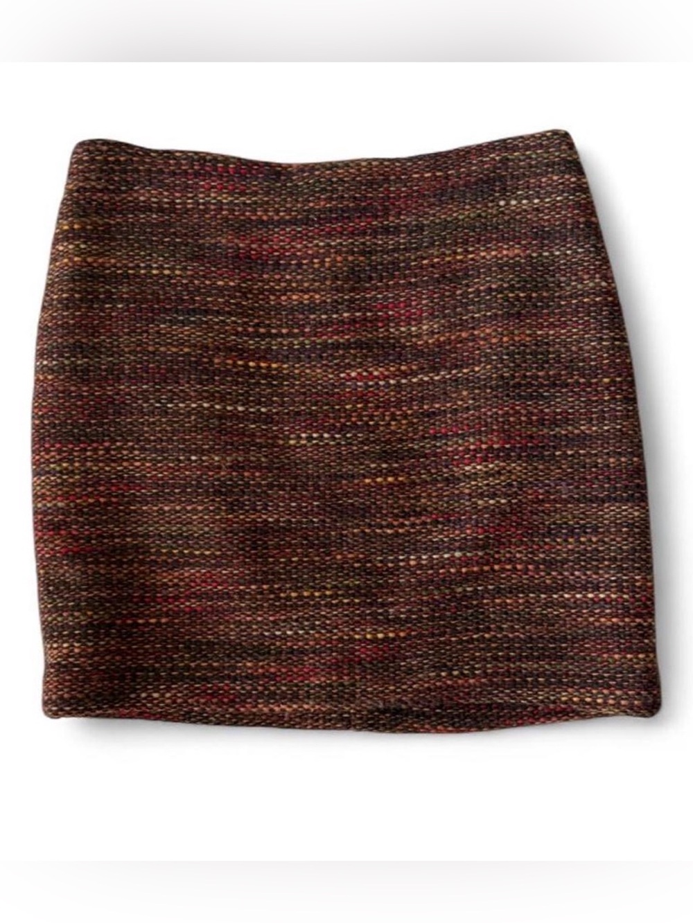 Vintage L.L. Bean Brown Multi Tweed Mini Skirt